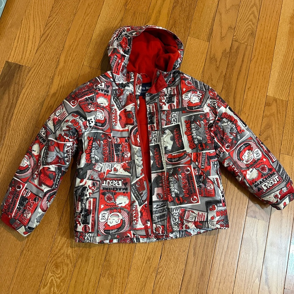 Souris Mini boys snow jacket. Size 7-8